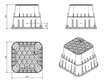  Studzienka Zaworowa Large Pomarańczowa Na max 2 Elektrozawory FIND Mocna AQ