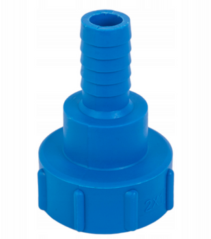 Zawór do Mauzer IBC Nakrętka GW S60x6 z wyjściem na wąż 1'' BRADAS 32mm 25