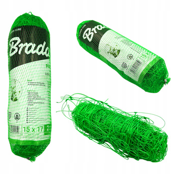 Siatka Podpora warzyw roślin pnących 2x10m 15x17cm 2g/m2 PLANT NET Bradas