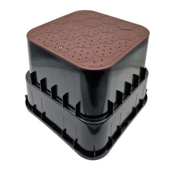 Studzienka Zaworowa Large Brązowa Na max 2 Elektrozawory (WOOD) Mocna AQ