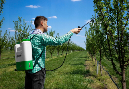 Opryskiwacz Akumulatorowy Ciśnieniowy Plecakowy 16L Przenośny + Końcówki