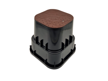 Studzienka Zaworowa Mini Brązowa Na max 1 Elektrozawór (WOOD) Mocna AQ