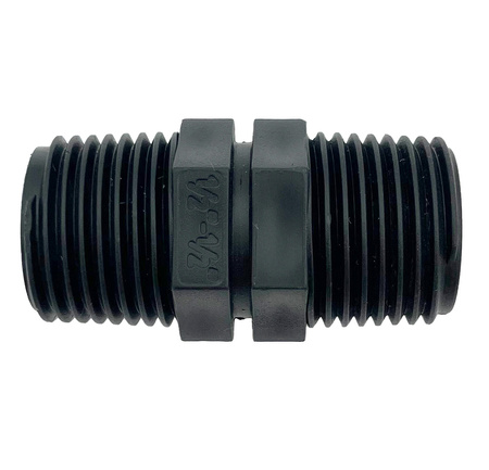 Nypel PP 1/2" - 1/2" M-M (GZ-GZ)