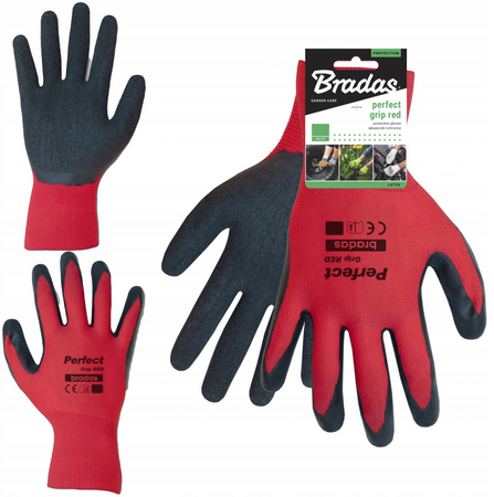 Rękawice ochronne PERFECT GRIP RED roz. 10 XL RWPGRD10 