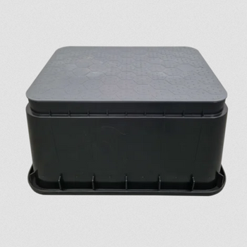 SKRZYNKA STUDZIENKA ZAWOROWA JUMBO 14" 6 elektrozaworów AQUABIN Duża Szara