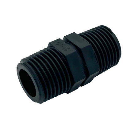 Nypel PP 1/2" - 1/2" M-M (GZ-GZ)