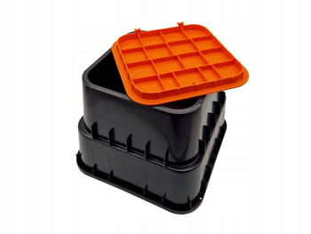 Studzienka Zaworowa Large Pomarańczowa Na max 2 Elektrozawory FIND Mocna AQ