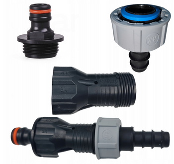 Reduktor ciśnienia linia 16mm węża rury kroplującej na szybkozłączkę 1,1