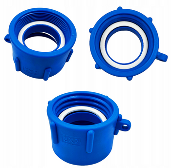 Redukcja Mauzer Złącze IBC S60x6 na 2 cale drobny gwint GW S60x6/GW2 BRADAS