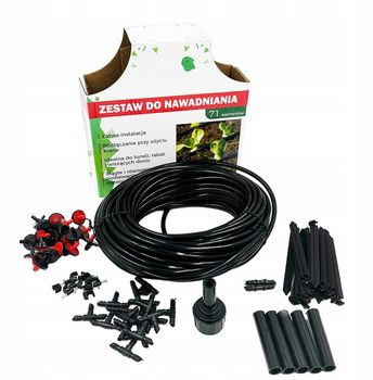 Zestaw nawadniania rura 23m Roślin Doniczki Szklarnia Ogród 71 Elementów