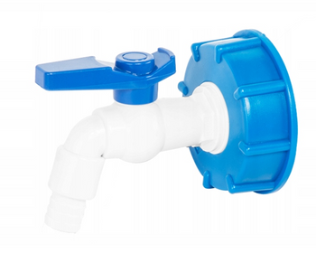 Zestaw IBC Nakrętka S60X6 z kranem 1/2" x 1/2"