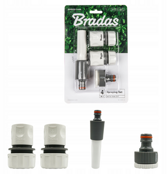 WHITE LINE Zestaw zrasz. 4-elem. na wąż 1/2" WL-5500-12K