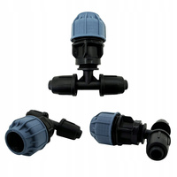 Redukcja z rura 25mm na linia/rura 16mm trójnik