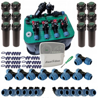 Pełen Zestaw Nawadniania Rain Bird + 12 zraszaczy 5004+  + Sterownik RC2 4 SEKCJE