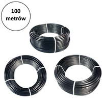 Linia kroplująca Czarna 16mm 100m Bez Kompensacji