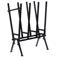 Kozioł/Kobyłka Stojak do Cięcia Drewna Czarny 81x37x103cm