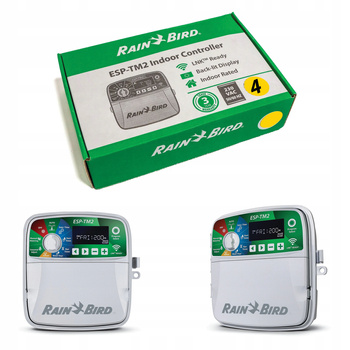 Sterownik ESP-TM2 TM2 RAIN BIRD Wewnętrzny 4 sekcje Z Możliwością Wi-fi